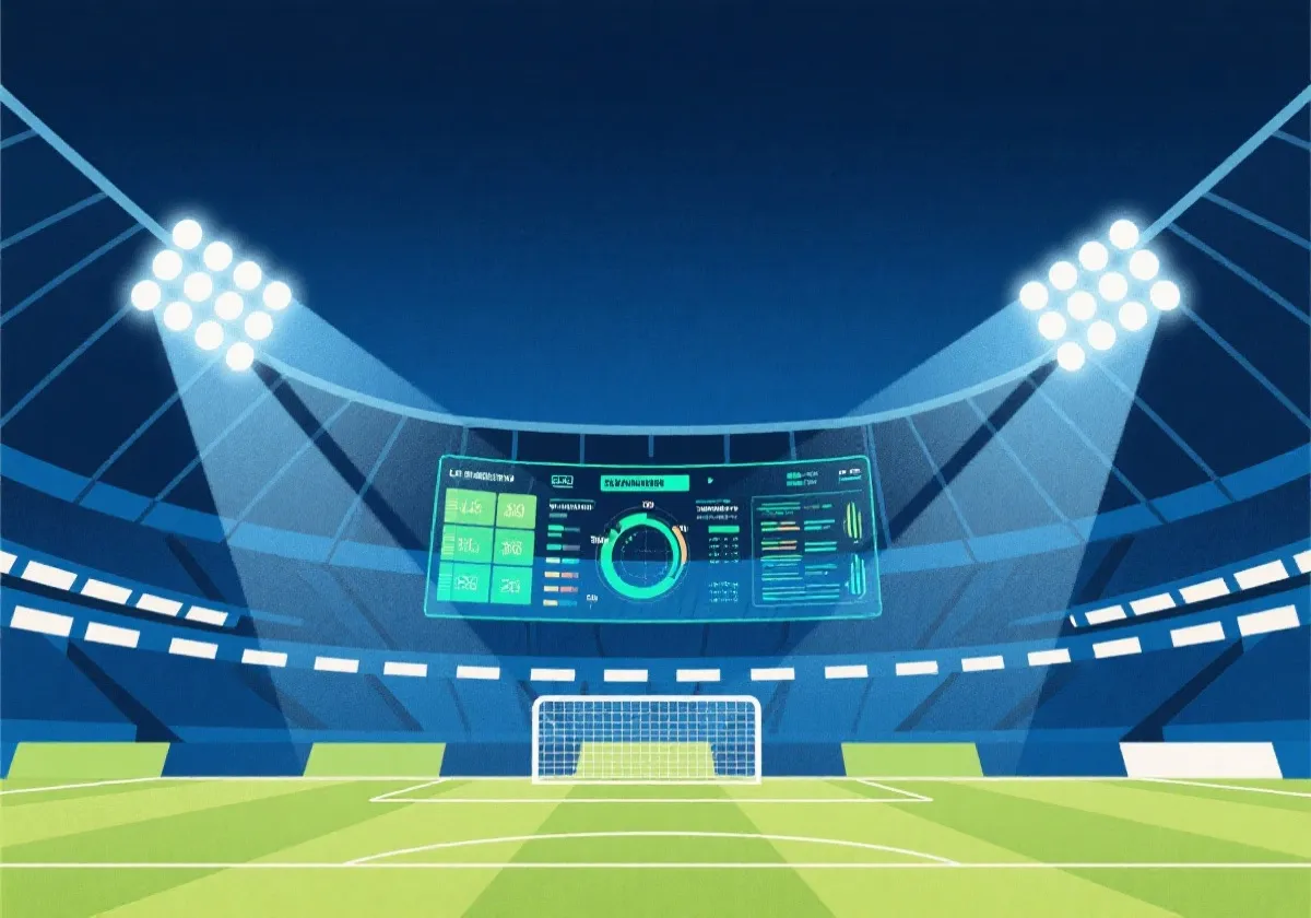 赛事数据与比赛分析场景示意图